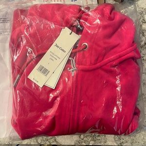 Juicy Couture OG Big Bling Velour Hoodie